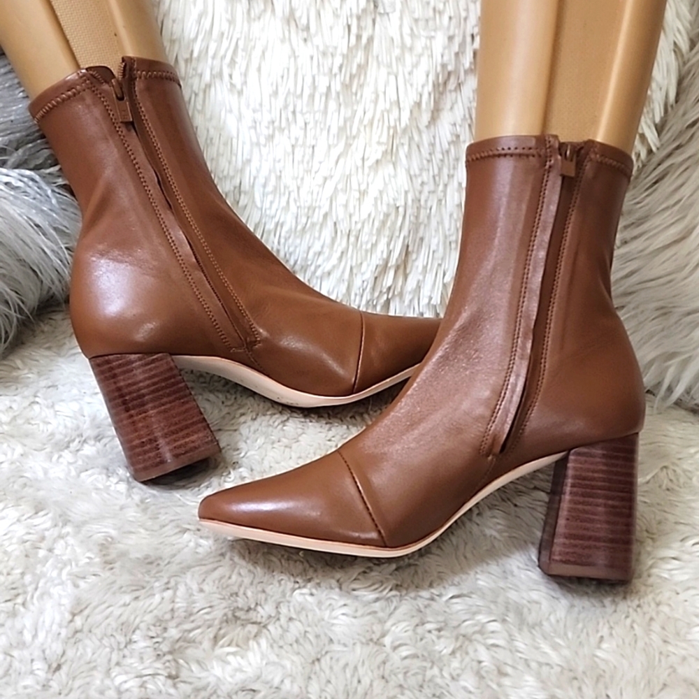 Loeffler Randall Brown Ankle Boots - Picture 6 of 12